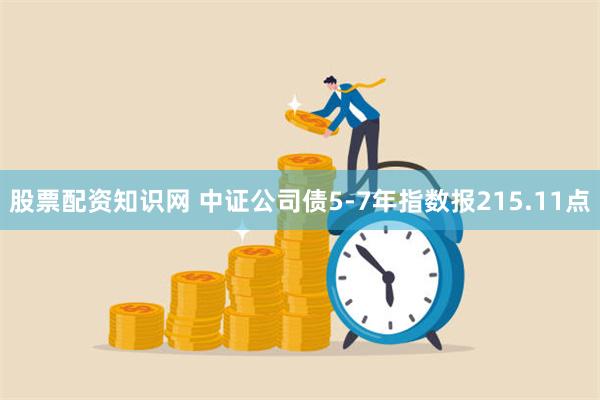 股票配资知识网 中证公司债5-7年指数报215.11点