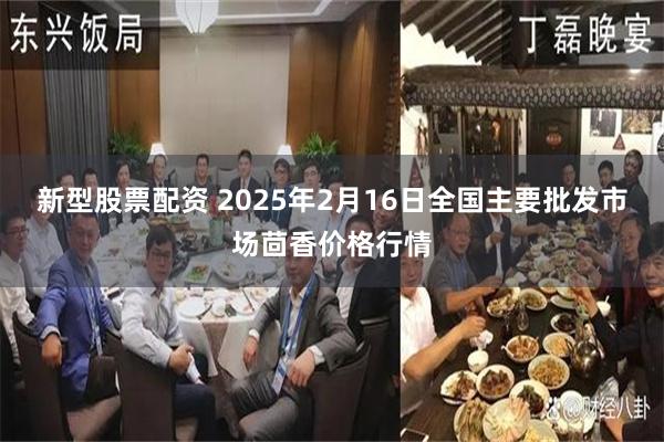 新型股票配资 2025年2月16日全国主要批发市场茴香价格行情